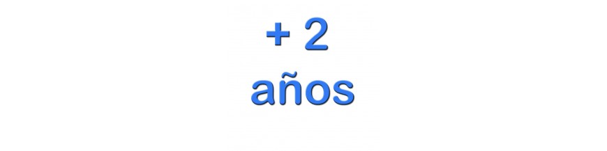 + 2 años